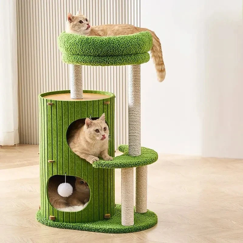 Arbre à chat tronc d'arbre - Design compact | Luna