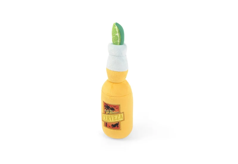 Peluche pour chien bière