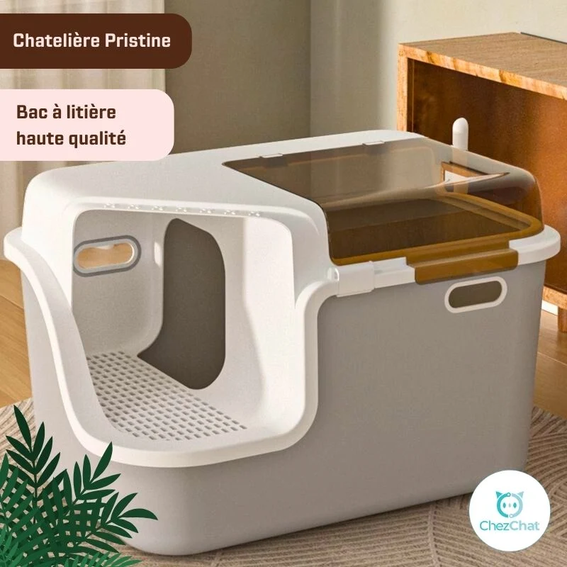 Bac à litière pour chat - Chatelière Pristine