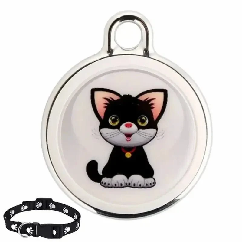 Mini badge Bluetooth chat - Léger & discret | PawTrack