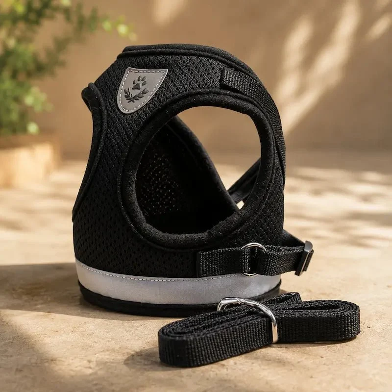 Harnais gilet maille chat - Léger & respirant | PurrMesh