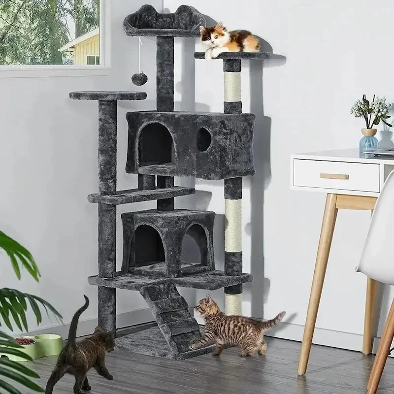 Arbre à chat avec échelle - Accès facile | Catitude