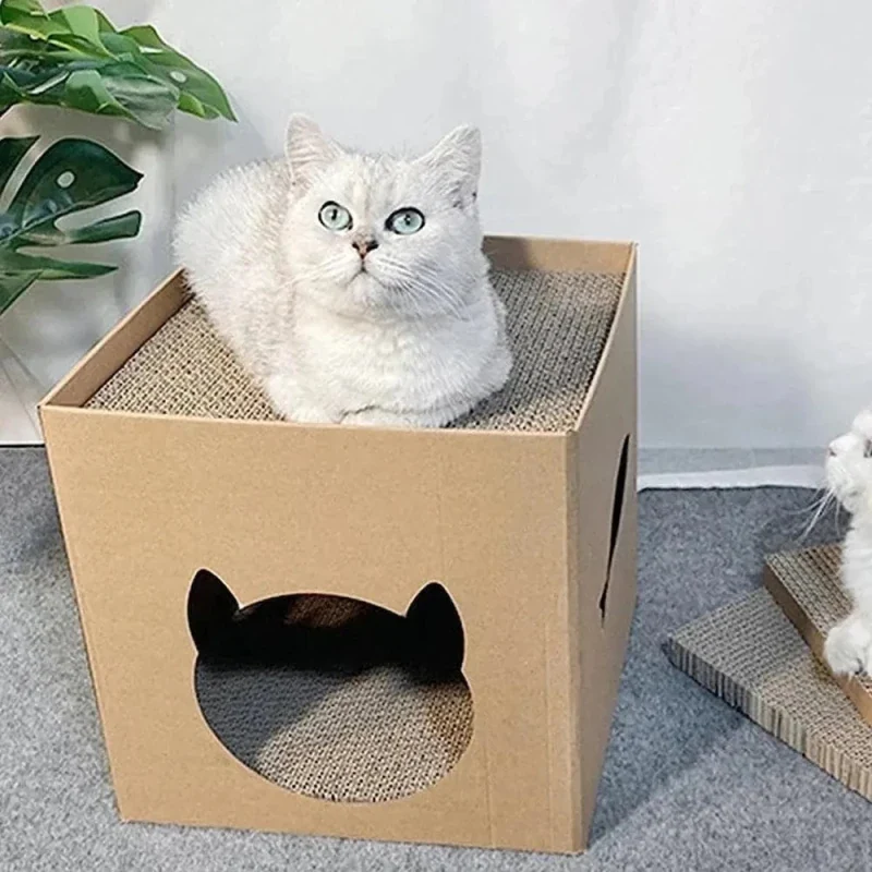 Boîte à gratter chat design - Anti-canapé | ScratchBox