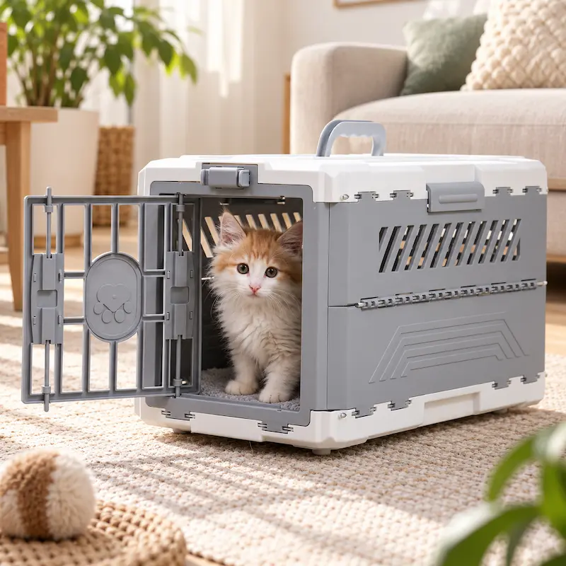 Cage de transport pliable - Sécurisée | FoldyCat