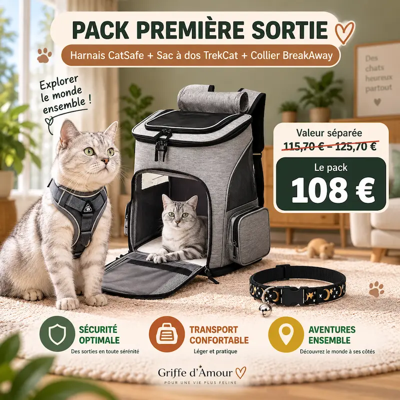 Pack première sortie – Tout pour des balades sereines avec votre chat