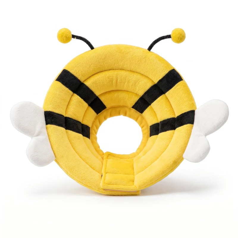 Collerette Chat en Forme d'Abeille Douce et Confortable