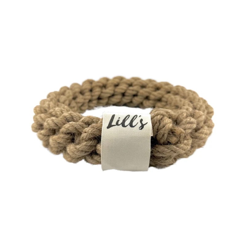 Jouet pour chien en chanvre Donut