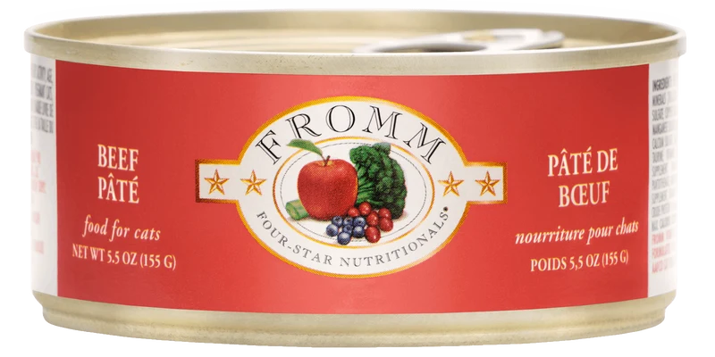 Fromm Four-Star - Chat Adulte Pâté de Poulet et Canard - Nourriture Humide pour Chats
