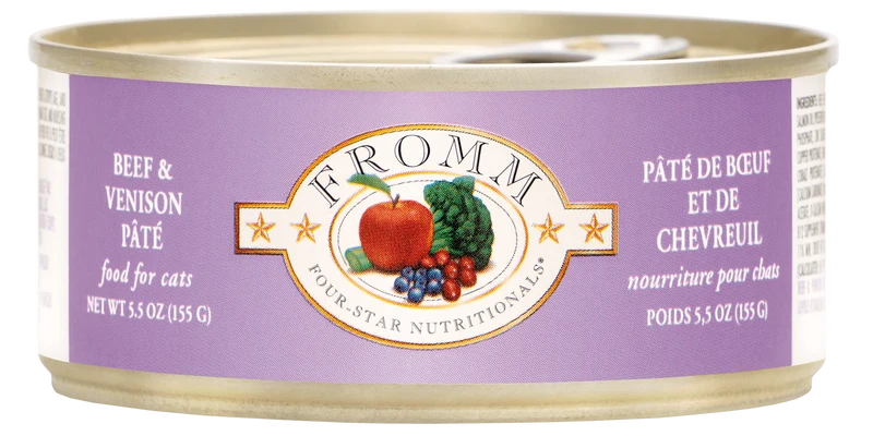 Fromm Four-Star - Chat Adulte Pâté de Boeuf - Nourriture Humide pour Chats
