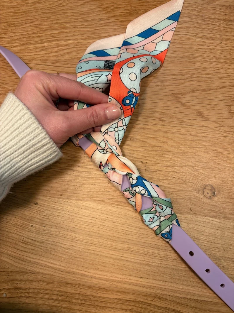 Foulard à nouer pour collier chien – Touche chic & unique