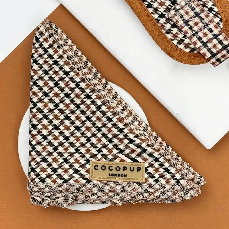 Bandana pour chien élégant Heritage Check
