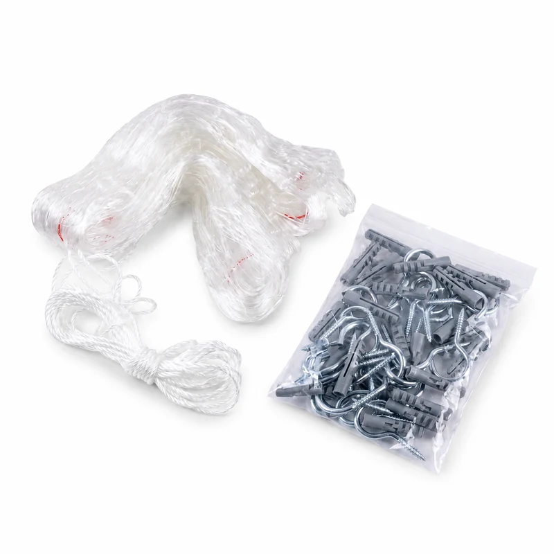 Filet de Protection Chat avec Accessoires de Montage