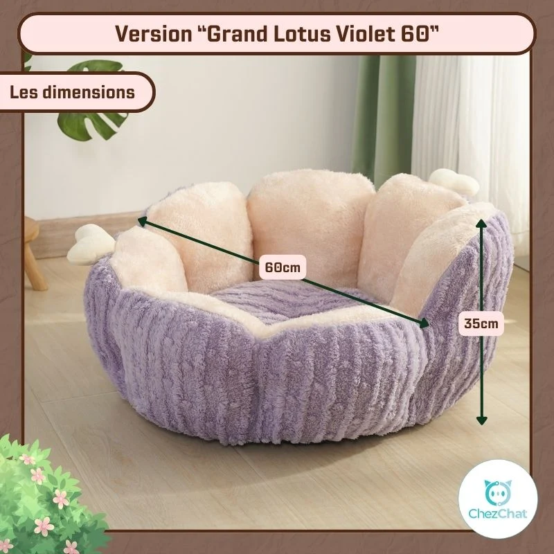 Niche pour chat Lotus Flottant