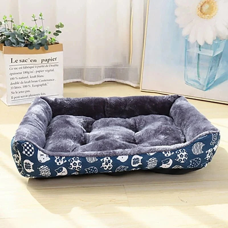 Lit pour chien et chat – coussin moelleux, panier doux et tapis de canapé