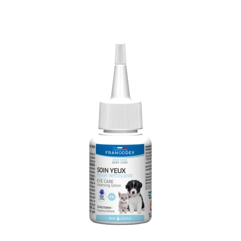 Lotion Nettoyante Yeux Chiot et Chaton Francodex