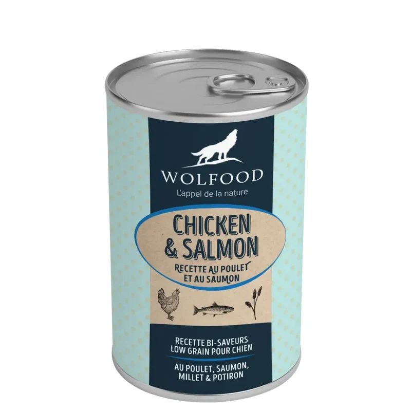 Pâtée Wolfood Chicken & Salmon