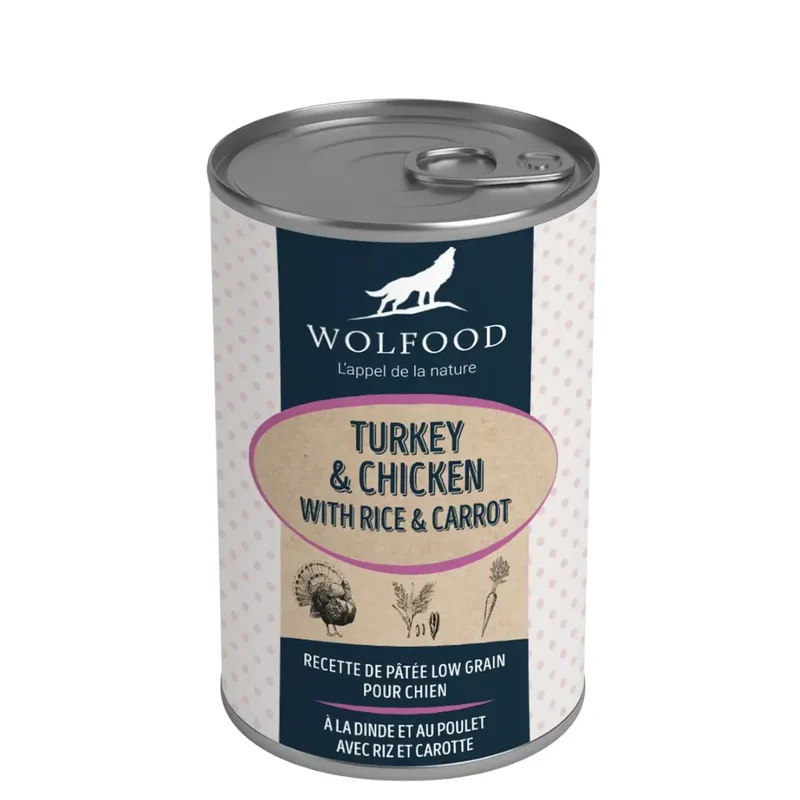 Pâtée Wolfood Turkey & Chicken