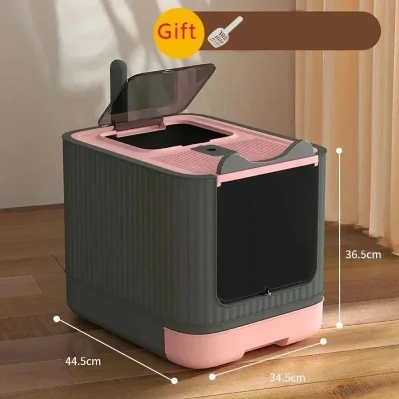 Maison de toilette pliable pour chat - Gain de place et hygiène | FoldCat