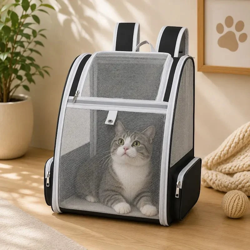 Sac à dos respirant chat - aération max | AirMiaou