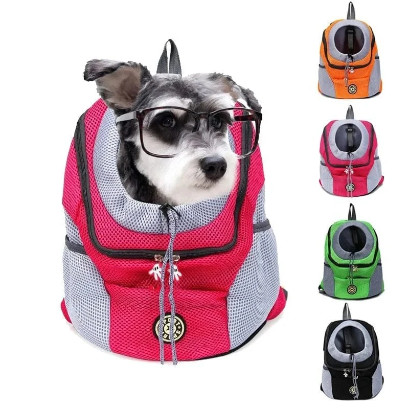 Sac à dos pour chien et chat – transport avant/arrière respirant