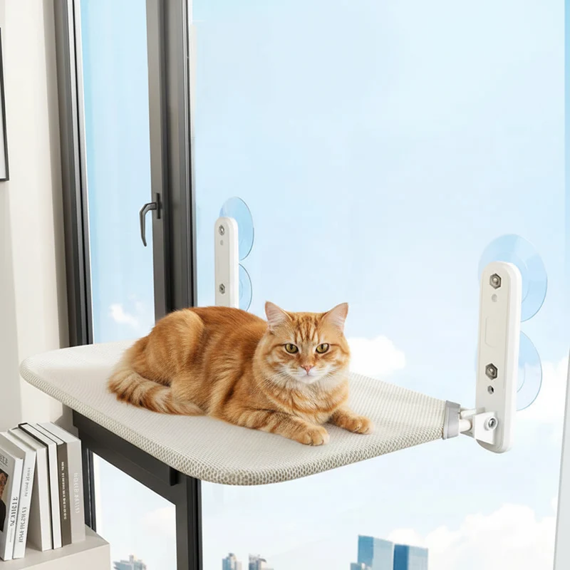 Hamac fenêtre pour chat pliable & lavable
