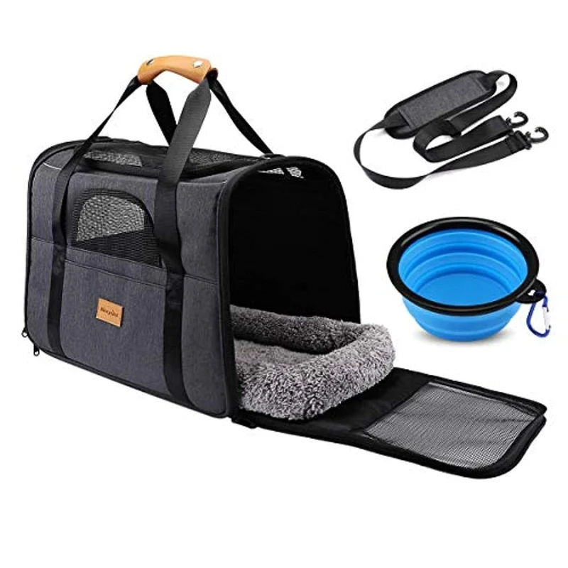 Sac de transport respirant pour chat et petit chien jusqu'à 7 kg