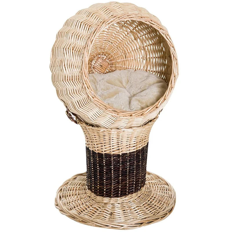 Panier lit cosy pour chat, grand confort (39 x 39 x 70 cm)