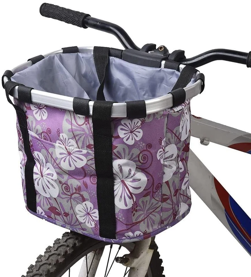 Panier de vélo amovible en toile pour chien et chat