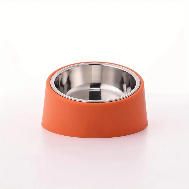 Gamelle ergonomique en acier inoxydable pour petit chien de moins de 10 kg