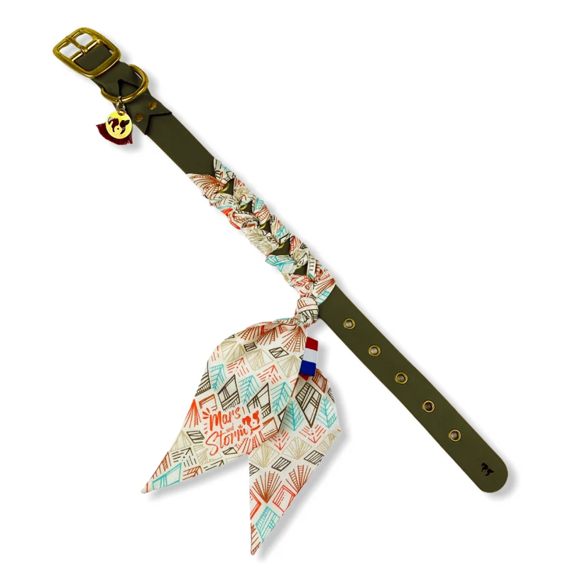 Mars & Storm Chien Collier Alabama Boho Militaire