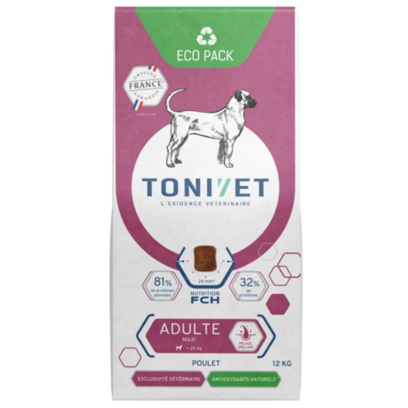 Croquettes Tonivet Chien Adulte Maxi