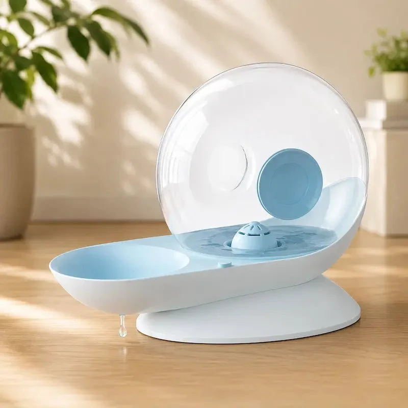 Fontaine à eau chat escargot – Design ludique | SnailFlow