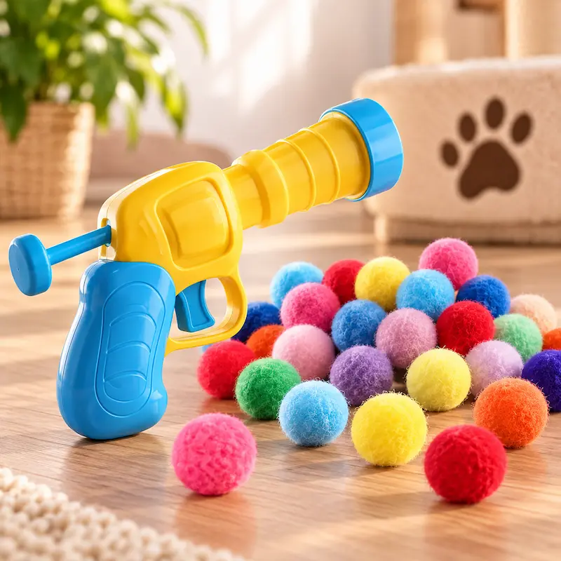Lanceur de balle chat - Jeu automatique | FéliLaunch