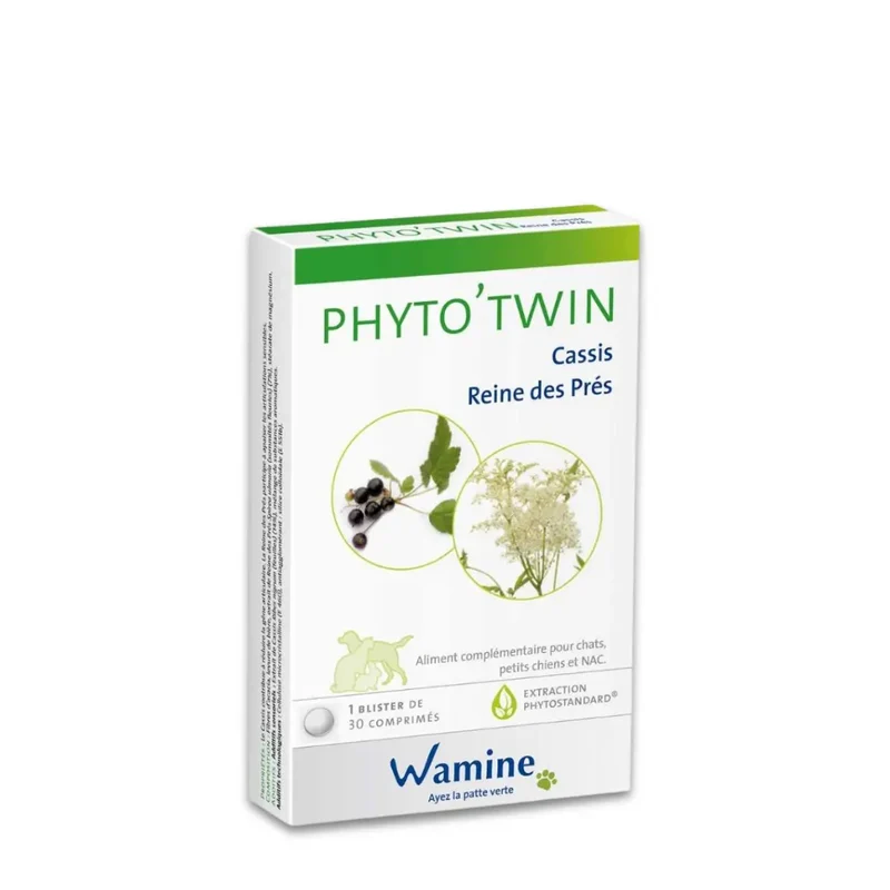 Complément Alimentaire Phyto Twin Cassis/Reine des prés Wamine