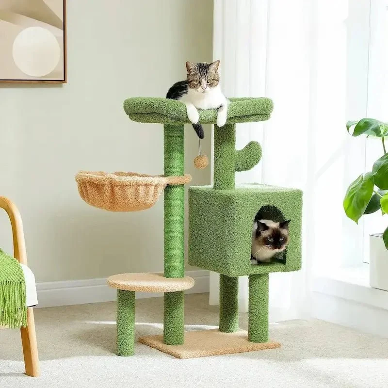 Arbre à chat 90 cm - Compact & stable | Chatikoo