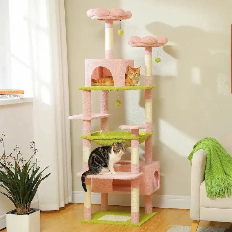 Arbre à chat rose - Déco + confort | Felirose