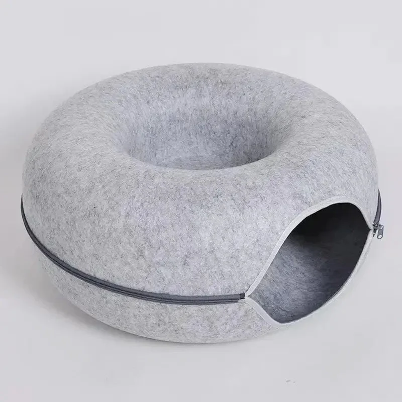 Tunnel donut chat - Cachette fun & anti-ennui | PawsDonut