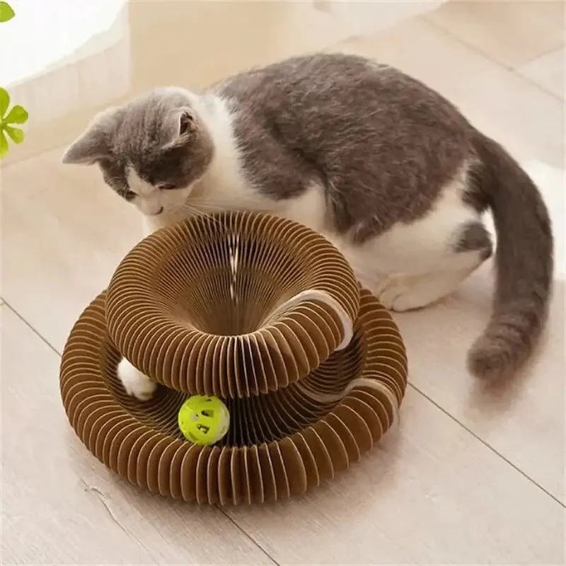 Jouet griffoir chat balle - Anti-ennui | Scratch&Play