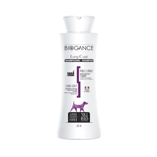 Shampoing poils longs chien Biogance