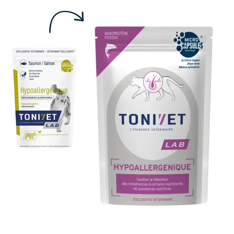 Pâtée Tonivet LAB Chat Hypoallergénique Saumon