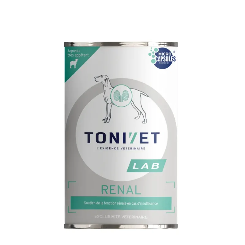 Pâtée Tonivet LAB Chien Insuffisance Rénale Chronique