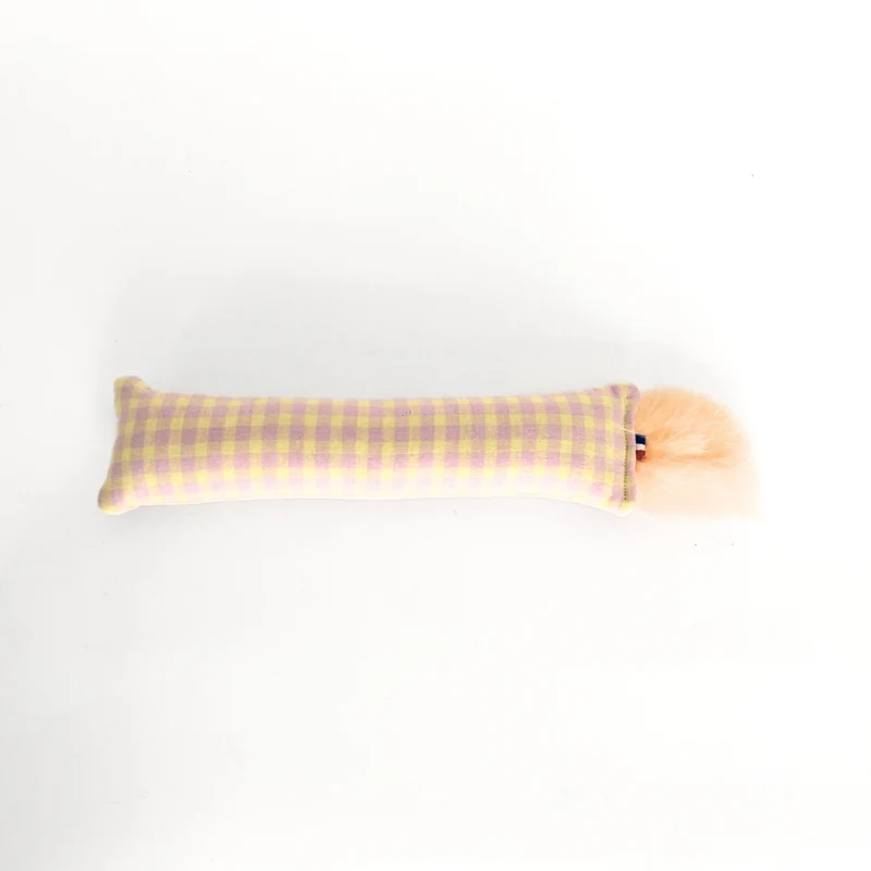 Jouet pour chat Kick stick vichy pastel