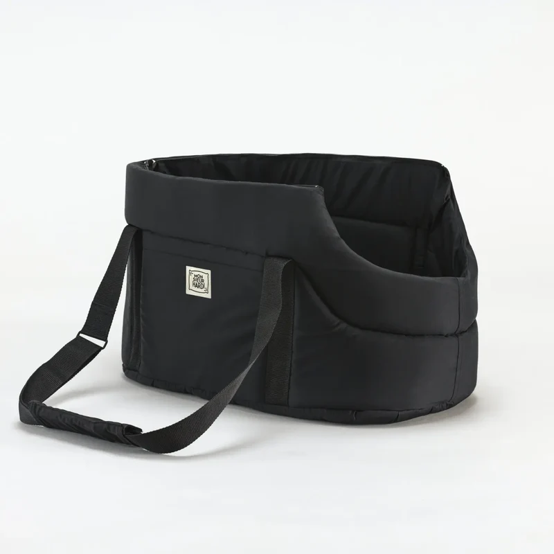 Sac de transport noir pour chien Monsieur Hardi