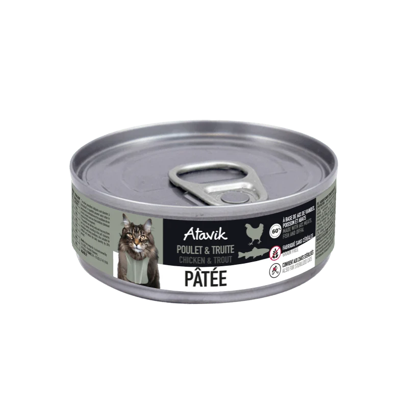 Pâtée pour chat - Poulet & Truite (85g)