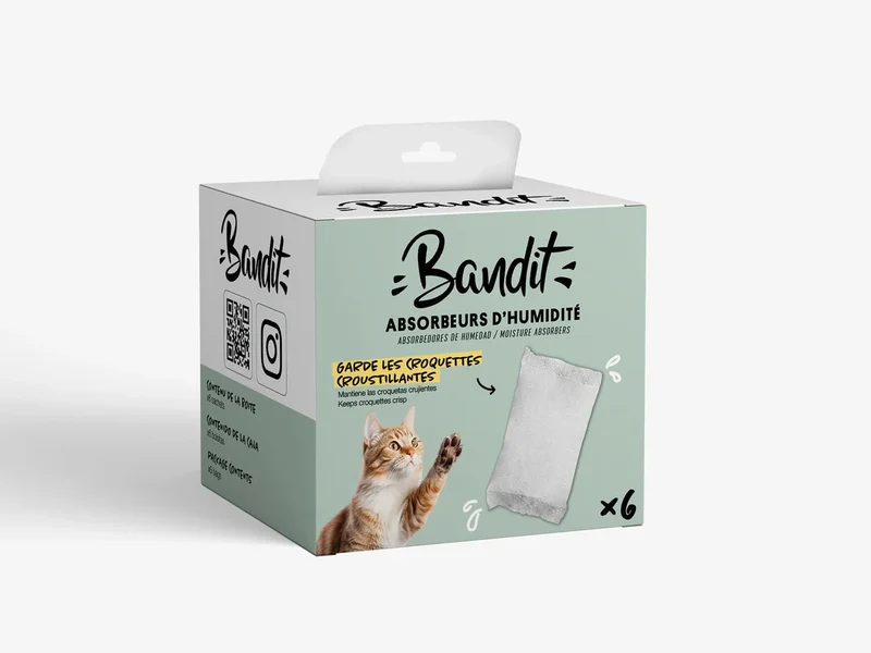 Sachets absorbeurs d’humidité Bandit – Croquettes fraîches