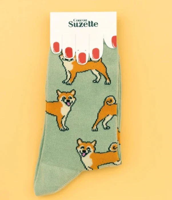 Chaussettes Shiba – Malicieuses & pleines de caractère