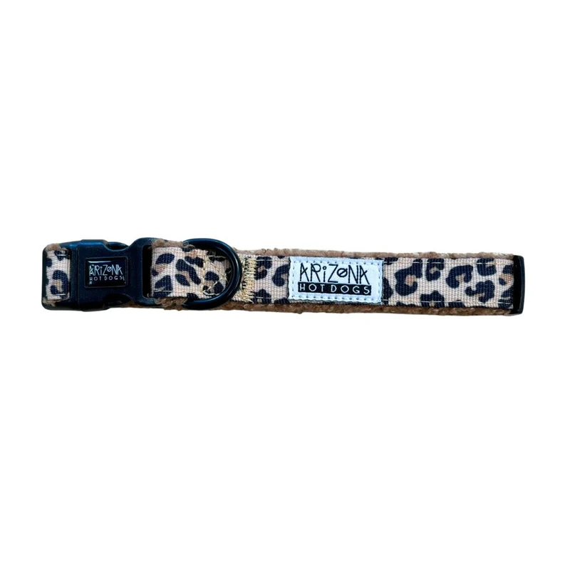 Collier Teddy Brun & Léopard – cosy chic & réglable