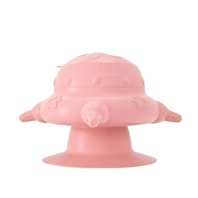 Mangeoire en silicone avec quatre tétines pour chat