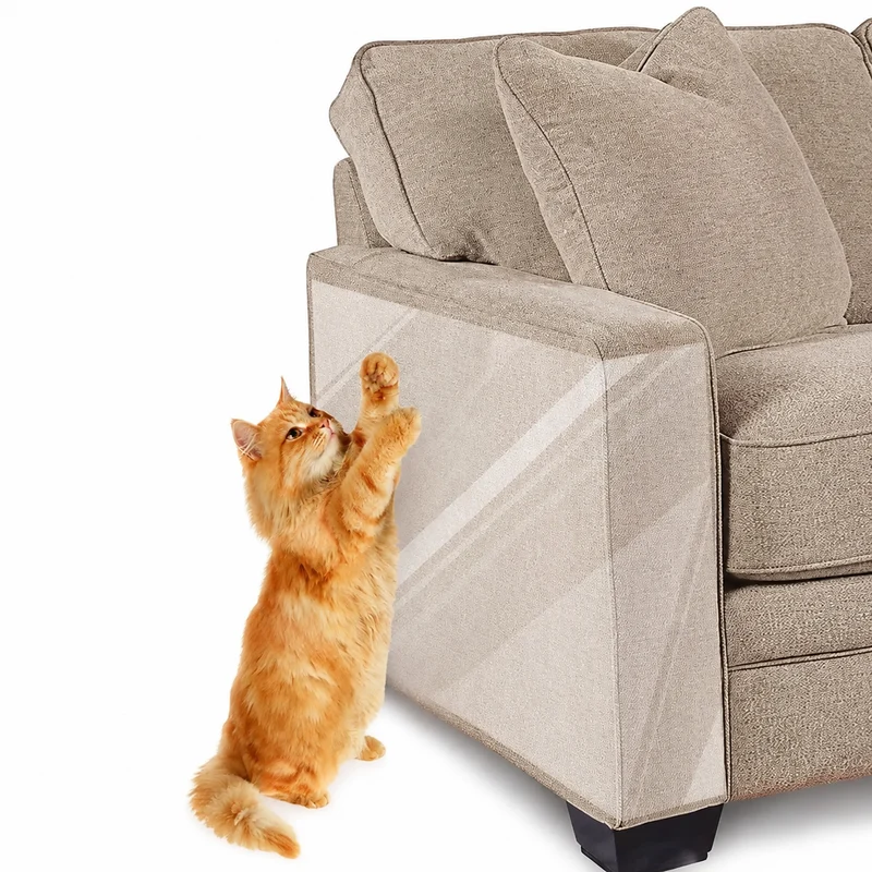 Ensemble de six bandes anti-griffures de chat pour meubles
