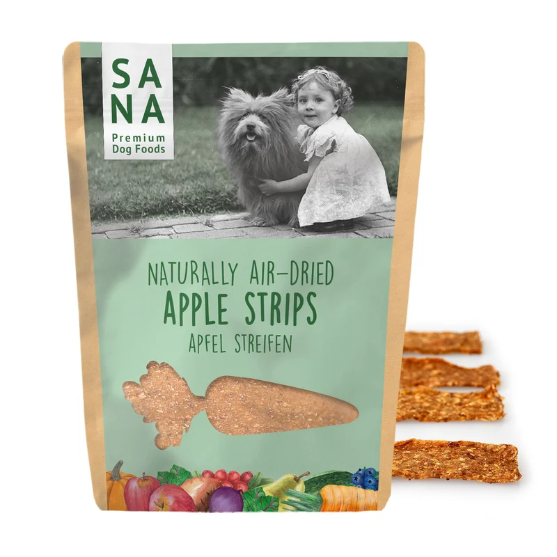 Friandises vegan pour chien à la pomme